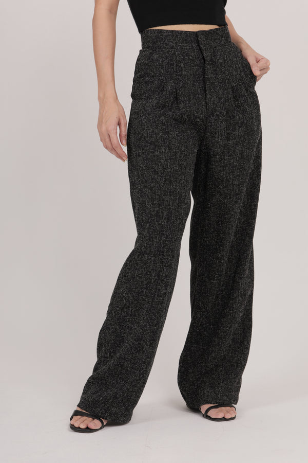 Veda High-waisted Straight Leg Trousers