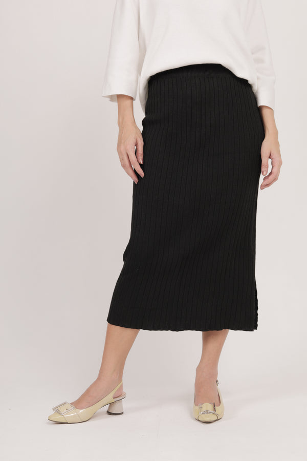 Milana Ribbed Knit Skirt