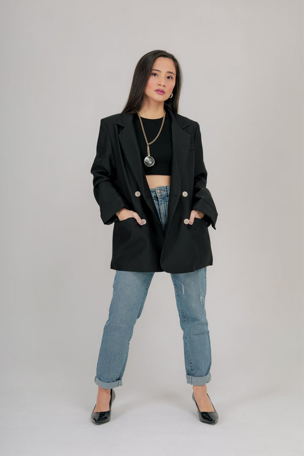 Blaire Double Breasted Belted Blazer