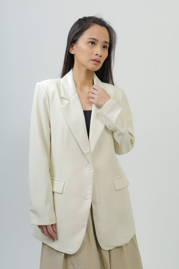 Soleil Button-down Blazer