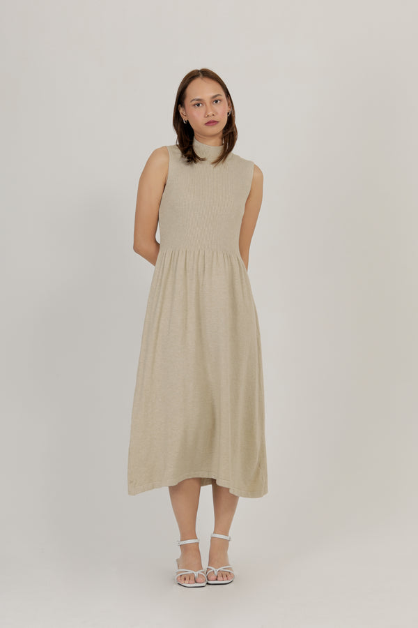 Andie High Neck Knit Dress