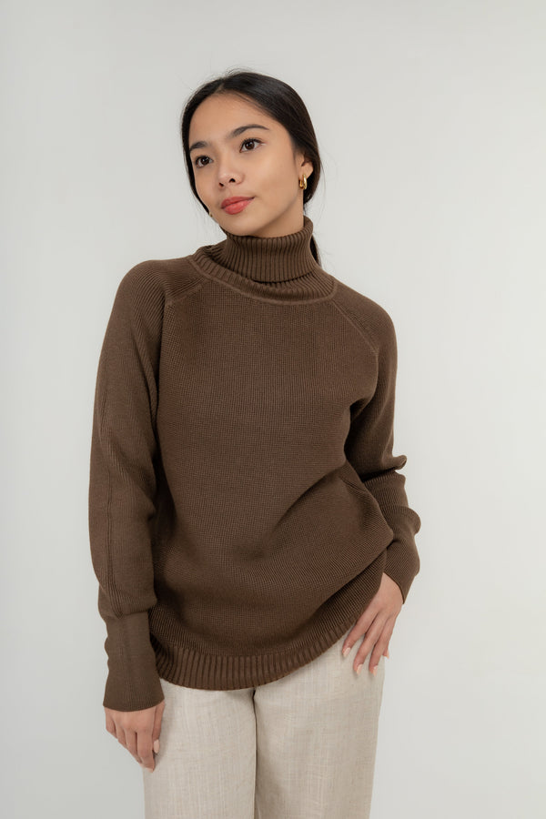 Sadie Raglan Long Sleeve Oversized Knit Sweater